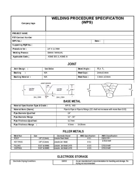 welding procedure guide pdf